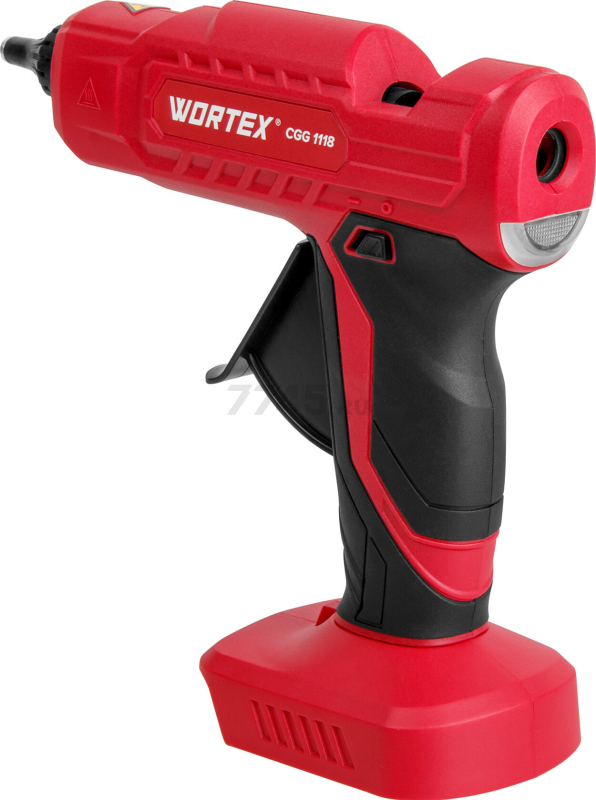 Пистолет клеевой аккумуляторный WORTEX CGG 1118 XLT SET (1334529) - Фото 6