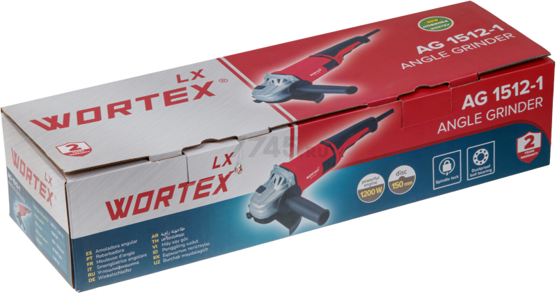 Шлифмашина угловая (болгарка) WORTEX LX AG 1512-1 (1333548) - Фото 18
