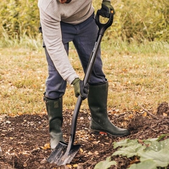 Лопата штыковая FISKARS Ergonomic Pro XL (1066707) - Фото 8
