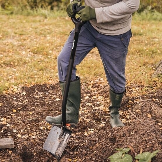 Лопата штыковая FISKARS Ergonomic Pro XL (1066707) - Фото 9