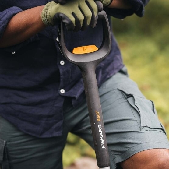 Лопата совковая FISKARS Xact телескопическая (1066734) - Фото 11