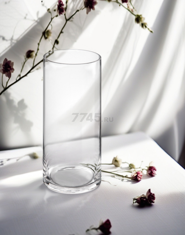Ваза для цветов PERFECTO LINEA Crystal 25х10 см (30-251001) - Фото 3