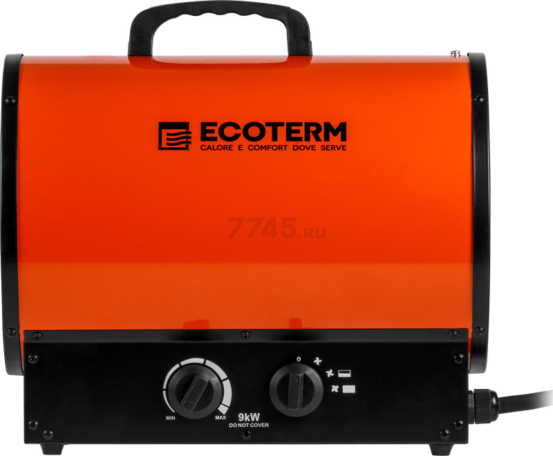 Пушка тепловая электрическая ECOTERM EHR-09/3G (ET3722-6) - Фото 9