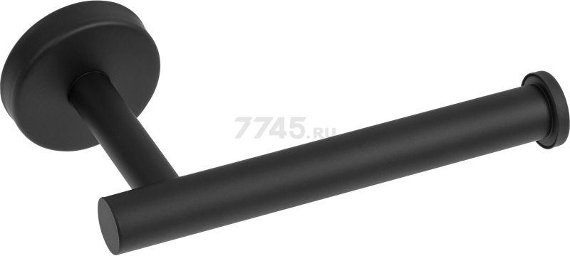 Держатель для туалетной бумаги PERFECTO LINEA Waterline черный/матовый (35-031012) - Фото 5