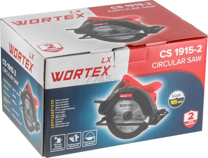 Пила циркулярная WORTEX LX CS 1915-2 (1333556) - Фото 14