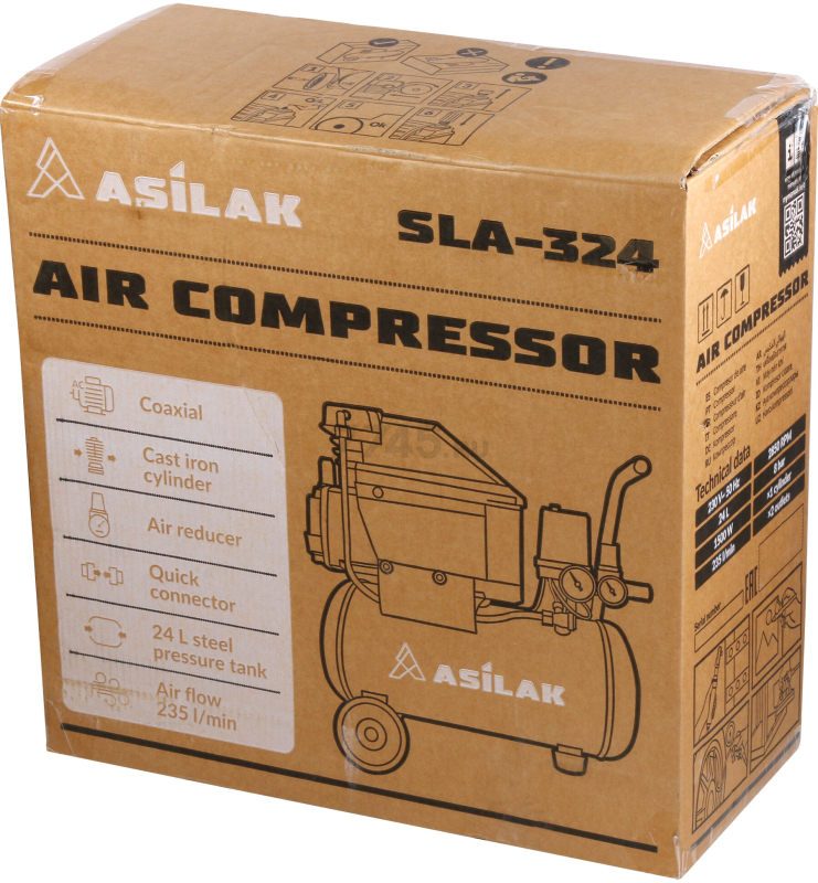Компрессор ASILAK SLA-324 (AS2840-0) - Фото 16