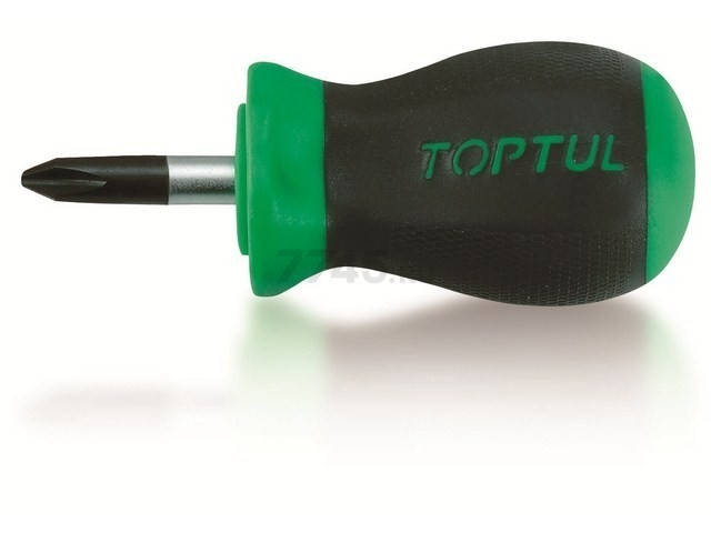 Отвертка крестовая PH1 "бочка" TOPTUL (FBBB0103)