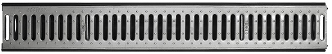 Лоток водоотводный Standart 100.125 h129 с решеткой стальной ECOTECK (ДИ15905000) - Фото 4