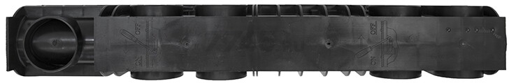 Лоток водоотводный Standart 100.175 h179 с решеткой стальной ECOTECK (ДИ16105000) - Фото 3