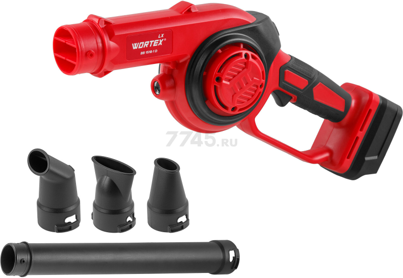 Воздуходувка аккумуляторная WORTEX LX BB 1518-1 D XLT SOLO (1334643) - Фото 6