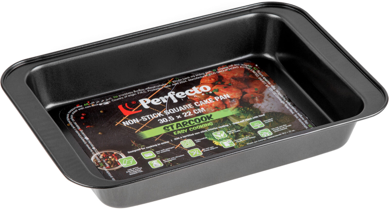 Форма для выпечки металлическая прямоугольная 30,5х22 см PERFECTO LINEA Starcook (16-322252) - Фото 7