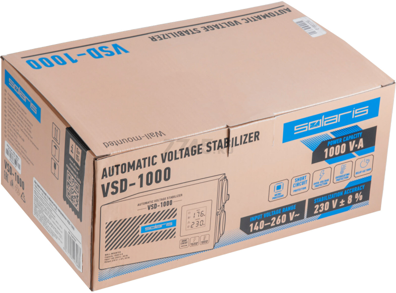 Стабилизатор напряжения SOLARIS VSD-1000 (SL4510-2) - Фото 16
