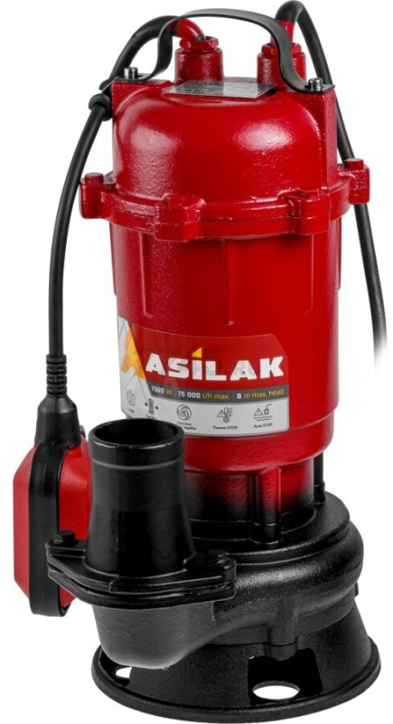 Насос дренажный ASILAK SLP-1500 (AS4410-1) - Фото 7