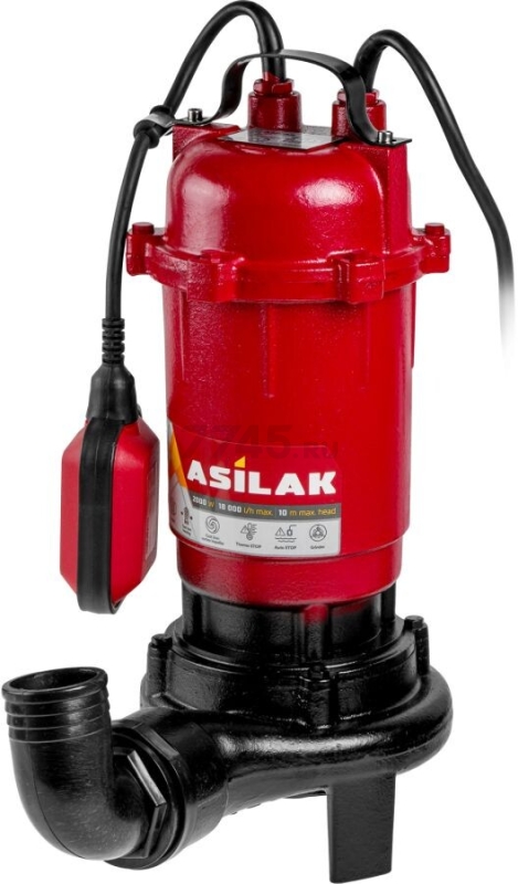 Насос дренажный ASILAK SLP-2001 (AS4410-2) - Фото 7