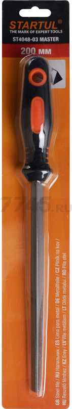 Напильник трехгранный 200 мм STARTUL Master (ST4048-03) - Фото 4
