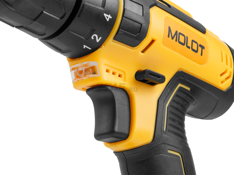 Дрель-шуруповерт аккумуляторная MOLOT MBD 1215-1 DLi (1335613) - Фото 14