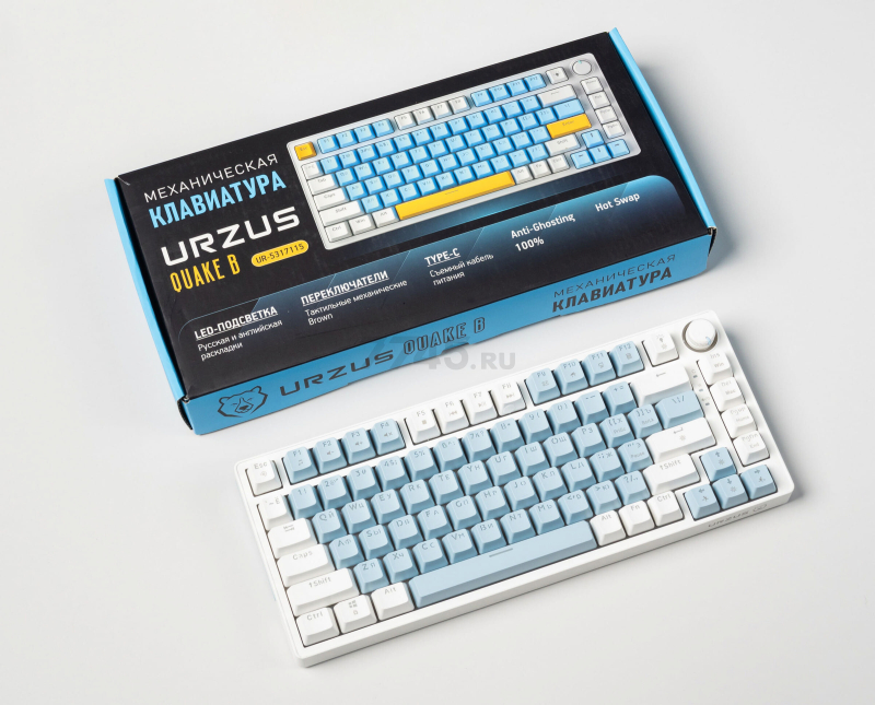 Клавиатура игровая механическая URZUS Quake B (UR-5317115) - Фото 17