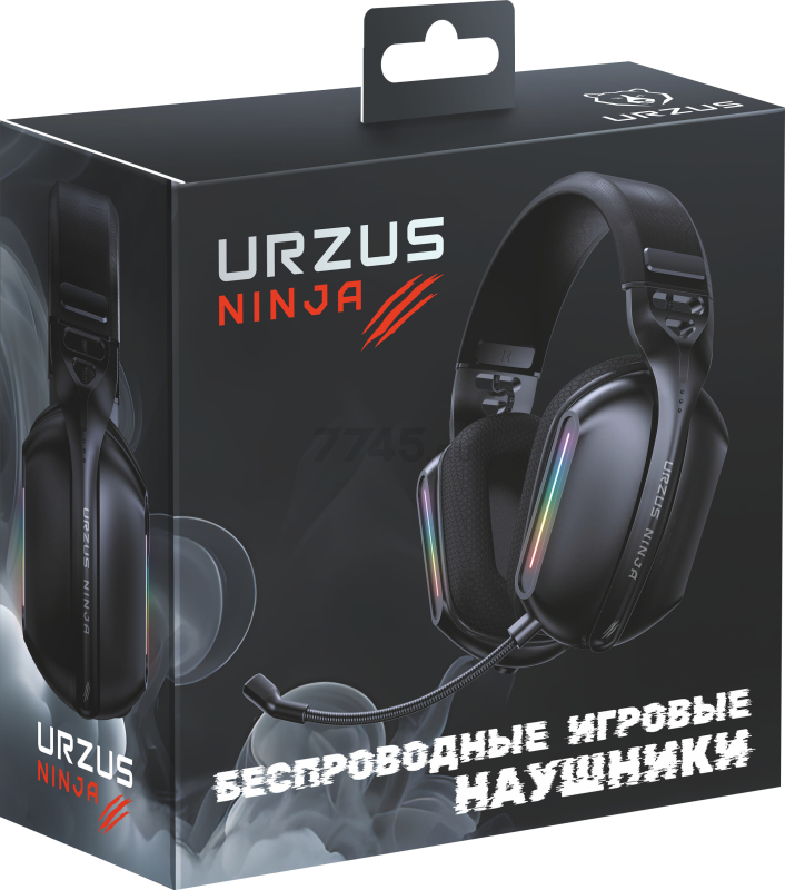 Наушники-гарнитура игровые беспроводные URZUS Ninja (UR-5524115) - Фото 18