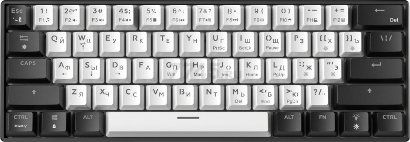 Клавиатура игровая механическая URZUS Matrix R (UR-5317112) - Фото 10