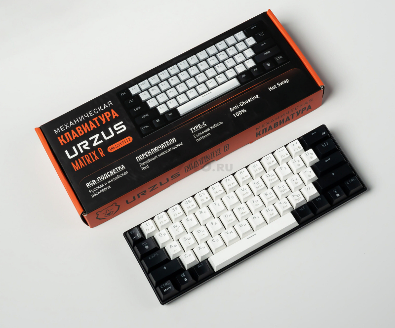 Клавиатура игровая механическая URZUS Matrix R (UR-5317112) - Фото 16