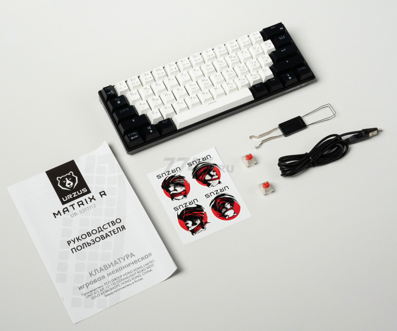 Клавиатура игровая механическая URZUS Matrix R (UR-5317112) - Фото 29