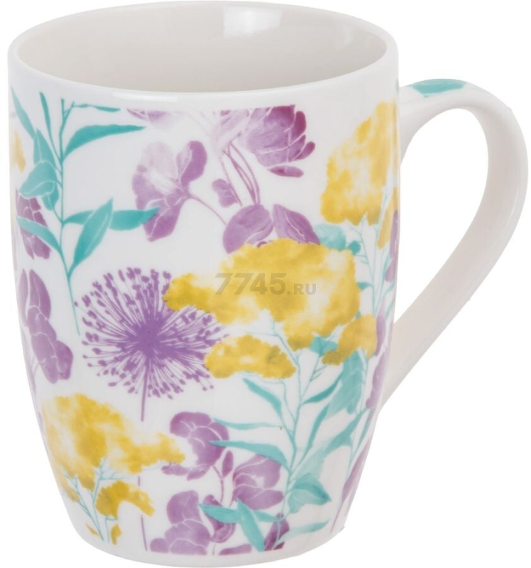 Кружка керамическая PERFECTO LINEA Flora-4 360 мл (30-063634) - Фото 4