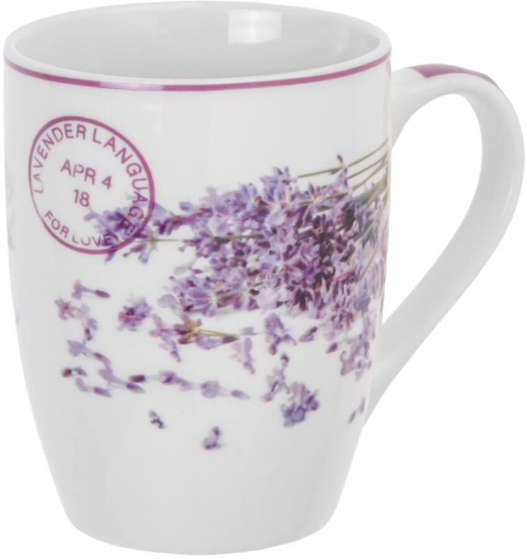 Кружка керамическая PERFECTO LINEA Lavender-4 360 мл (30-063654) - Фото 4