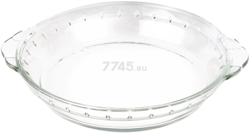 Форма для выпечки стеклянная круглая 1 л 255х223х43 мм PERFECTO LINEA (12-100011) - Фото 2