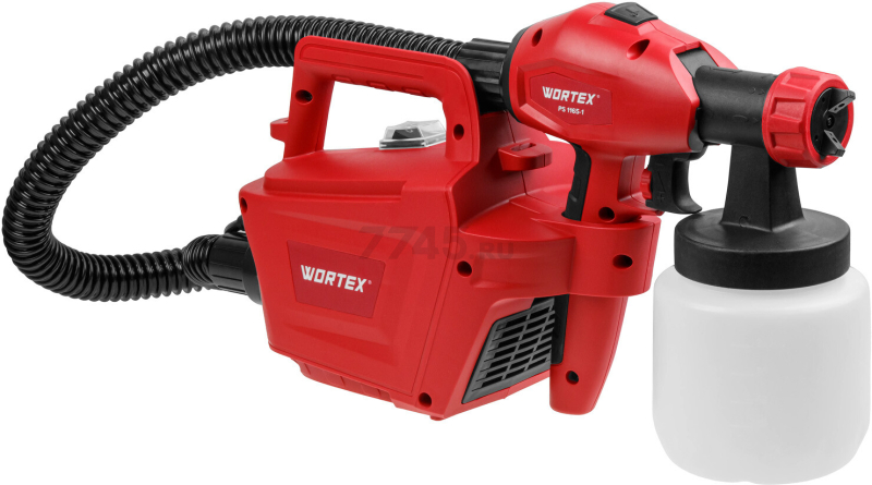 Краскораспылитель электрический WORTEX PS 1165-1 (1325733) - Фото 12