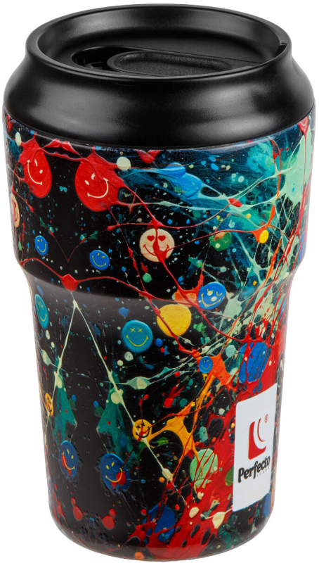 Термокружка PERFECTO LINEA серия 3D 0,45 л fun splash (27-450101)