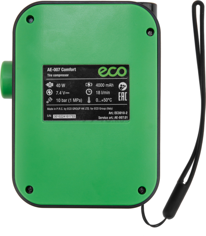 Компрессор автомобильный ECO AE-007 Comfort (EC3010-2) - Фото 11