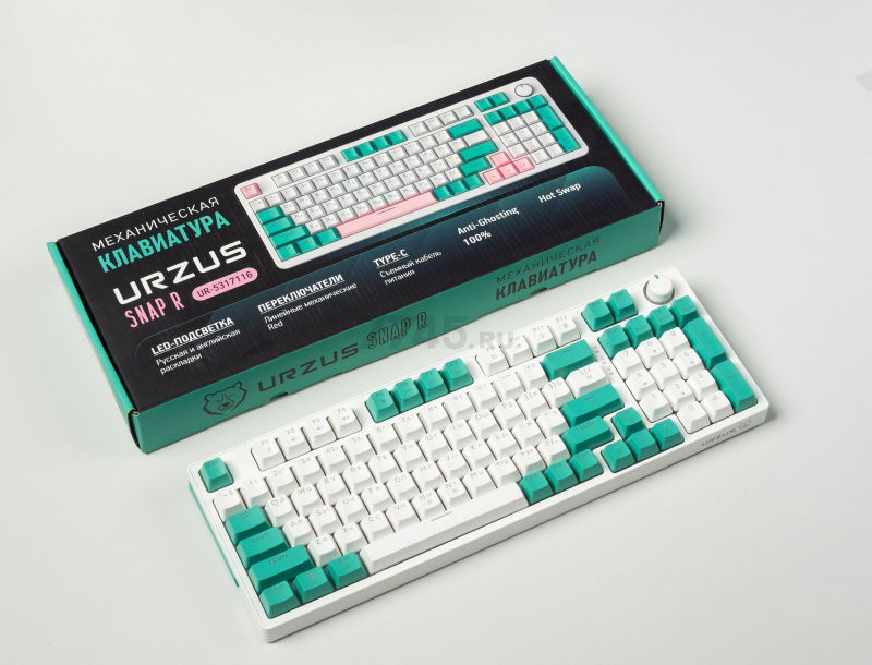 Клавиатура игровая механическая URZUS Snap R (UR-5317116) - Фото 19