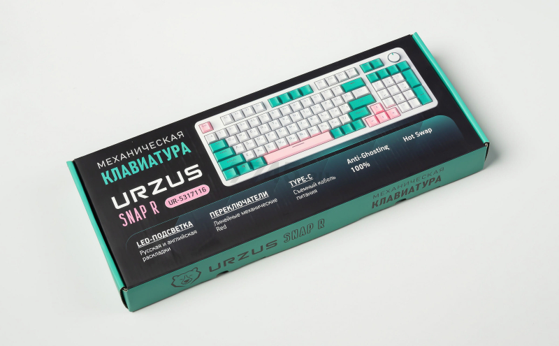 Клавиатура игровая механическая URZUS Snap R (UR-5317116) - Фото 20