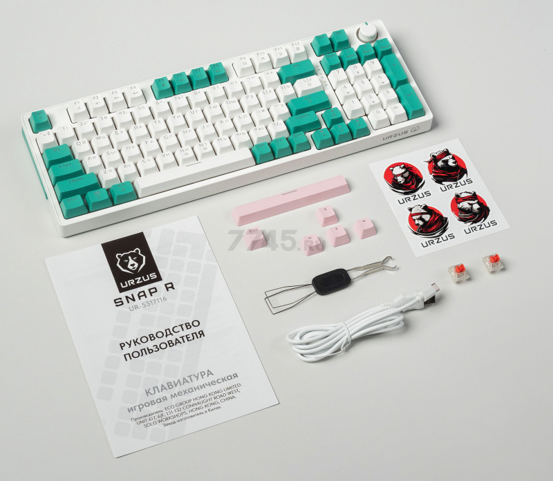 Клавиатура игровая механическая URZUS Snap R (UR-5317116) - Фото 37