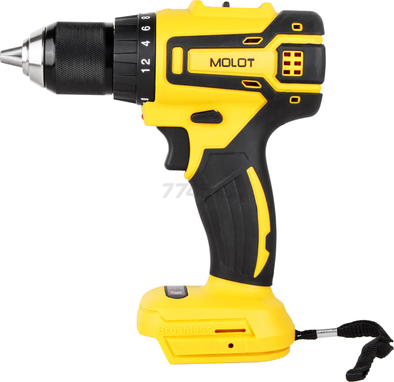 Дрель-шуруповерт аккумуляторная MOLOT MBD 1820 Li XLT Lite SET (1335569) - Фото 14
