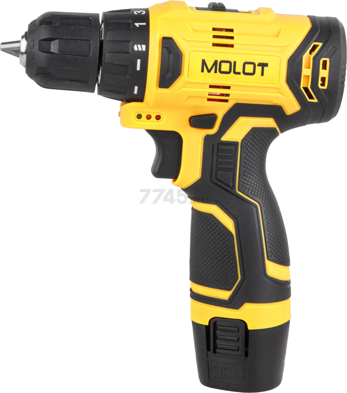 Дрель-шуруповерт аккумуляторная MOLOT MBD 1213 Dli (1335567) - Фото 12