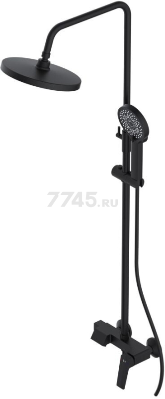 Душевая стойка AV ENGINEERING Win black (AVWIN16-BL165-135)