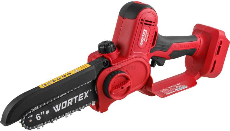 Пила цепная аккумуляторная WORTEX CEC 2518-2 ALL1 SOLO (1334827) - Фото 21