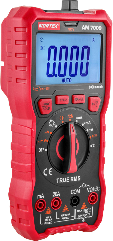 Мультиметр цифровой WORTEX AM 7009 (1323831) - Фото 3