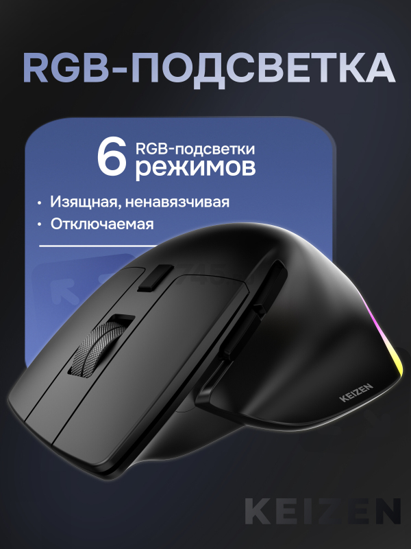 Беспроводная компьютерная мышь KEIZEN KZ-5495102 - Фото 4