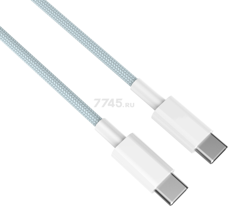 Кабель USB KEIZEN KZ-5289105, Type-C - Type-C, PD65W, 1 м, голубой - Фото 8