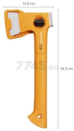Топор туристический ультралегкий X13 FISKARS (1069101) - Фото 10