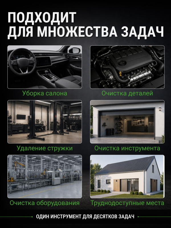 Пистолет продувочный с функцией пылесоса ECO ABG-30 (EC3924-0) - Фото 5