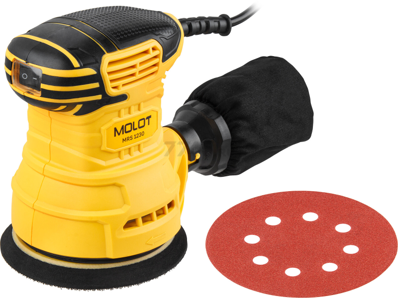 Шлифмашина эксцентриковая (орбитальная) MOLOT MRS 1230 (1335778) - Фото 8