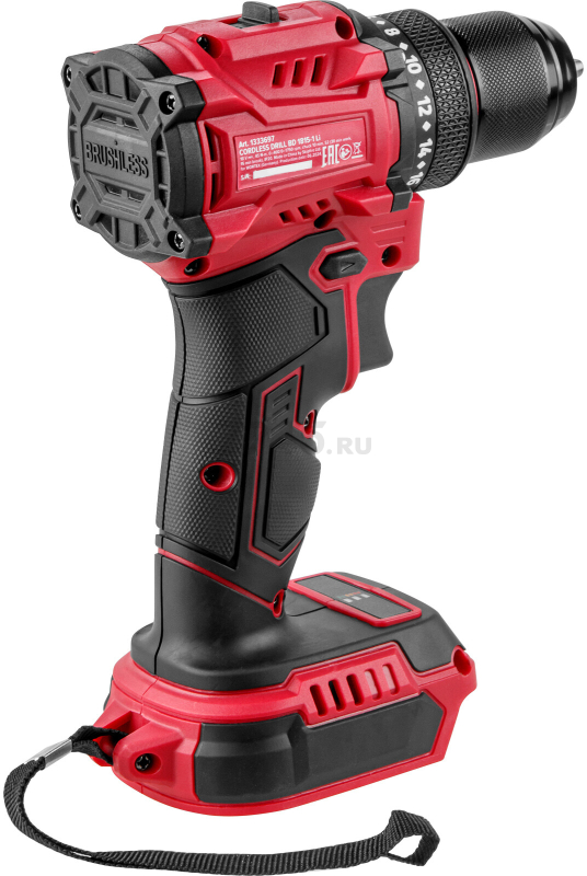 Дрель-шуруповерт аккумуляторная WORTEX LX BD 1815-1 Li (1333697) - Фото 12