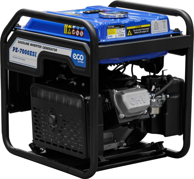 Генератор инверторный бензиновый ECO PE-7000ESI (EC1710-2) - Фото 9