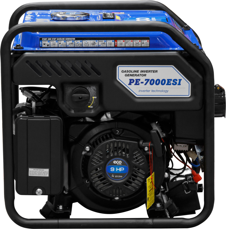 Генератор инверторный бензиновый ECO PE-7000ESI (EC1710-2) - Фото 11
