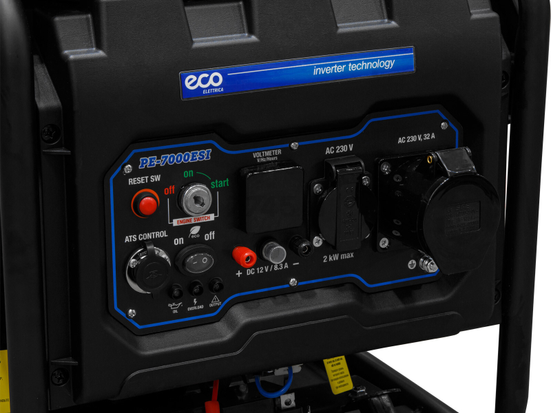 Генератор инверторный бензиновый ECO PE-7000ESI (EC1710-2) - Фото 13