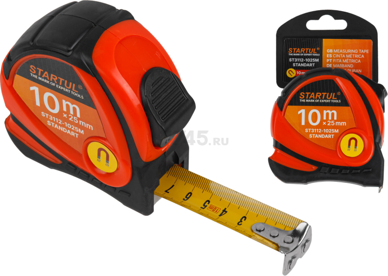 Рулетка 10 м STARTUL STANDART ST3112-1025M - Фото 4