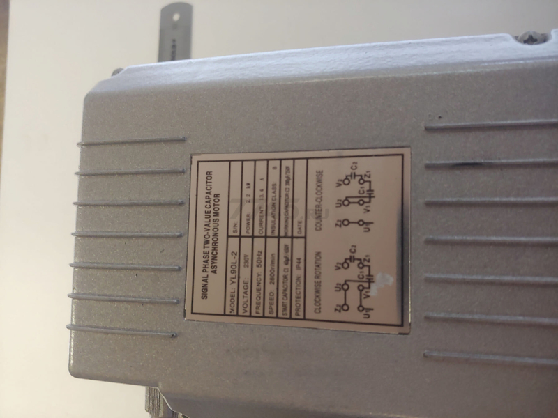Электродвигатель для компрессора 2,2 кВт со шкивом ECO YL90L-2 (AE-1005-B1-13) - Фото 9
